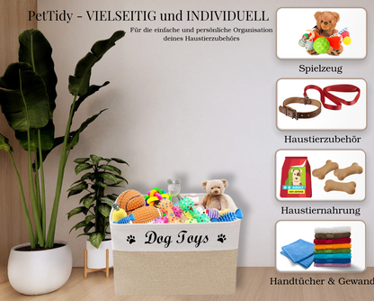 Pet Tidy - Die personalisierte Aufbewahrungsbox für dein Haustier