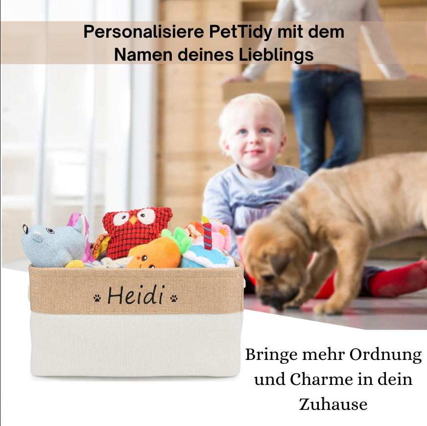 Pet Tidy - Die personalisierte Aufbewahrungsbox für dein Haustier