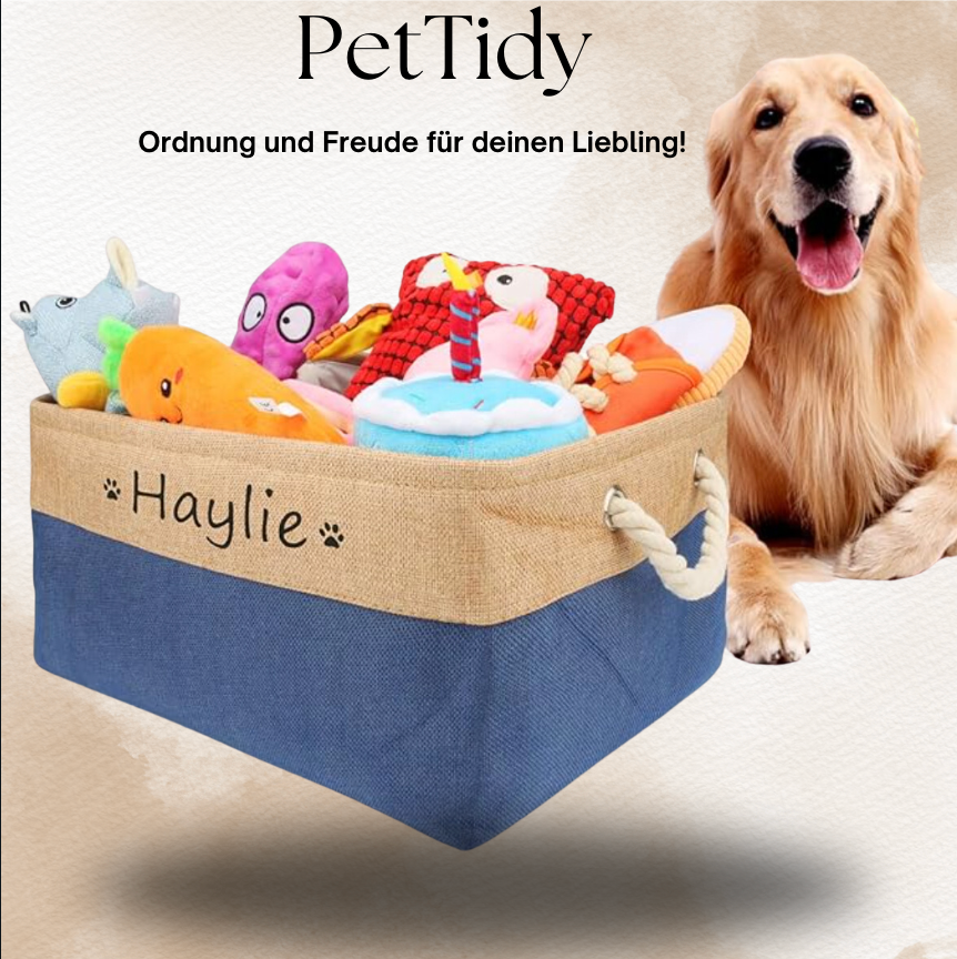 Pet Tidy - Die personalisierte Aufbewahrungsbox für dein Haustier