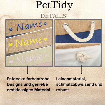 Pet Tidy - Die personalisierte Aufbewahrungsbox für dein Haustier