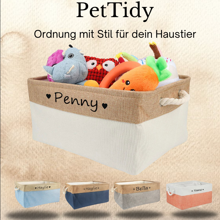 Pet Tidy - Die personalisierte Aufbewahrungsbox für dein Haustier